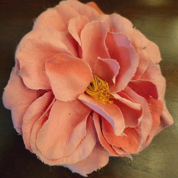 Pink Rose Fascinator - Picture 2 of 4